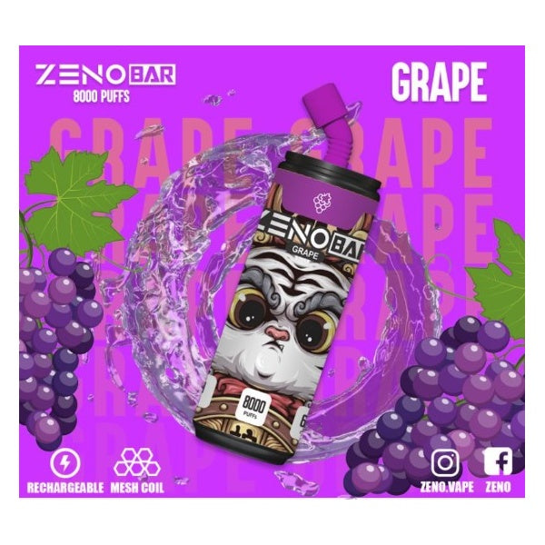 Zenobar 8000 Puff Vape
